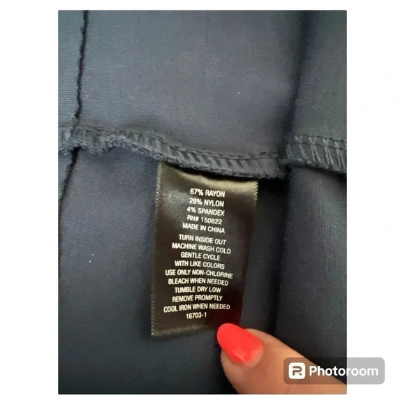 Worthington women’s navy blue bootcut leggings size Large - Picture 5 of 5